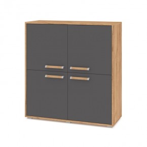 ФЛОРИДА Ф43 Комод (дуб золотой/графит) в Воткинске - votkinsk.mebel24.online | фото