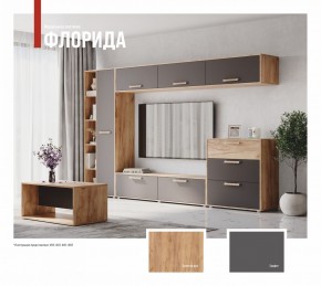 ФЛОРИДА Гостиная (модульная) дуб золотой/графит в Воткинске - votkinsk.mebel24.online | фото