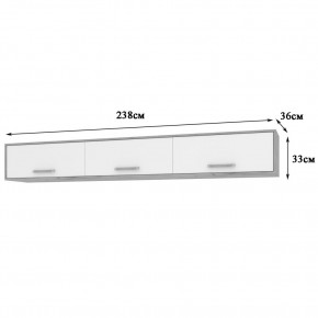 ФЛОРИДА Гостиная (модульная) дуб золотой/графит в Воткинске - votkinsk.mebel24.online | фото 12