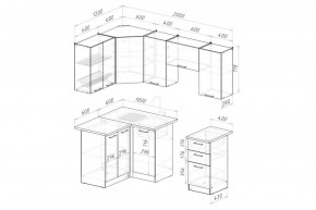 ГЛОРИЯ Кухонный гарнитур Оптима 5 (1200*2000 мм) в Воткинске - votkinsk.mebel24.online | фото 2