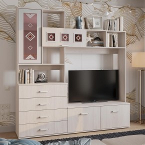 Гостиная Белла (модульная) ясень белый в Воткинске - votkinsk.mebel24.online | фото 15