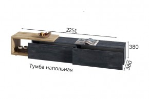 ХЛОЯ Гостиная (Дуб Вотан/Обсидиан) модульная в Воткинске - votkinsk.mebel24.online | фото 9