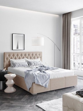 Интерьерная Кровать Октавия Бежевый 1400x2000 в Воткинске - votkinsk.mebel24.online | фото