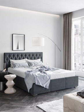 Интерьерная Кровать Октавия Серый 1400x2000 в Воткинске - votkinsk.mebel24.online | фото