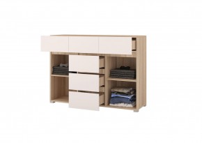 Комод 1200 АНТАЛИЯ (Сонома/Графит софт) в Воткинске - votkinsk.mebel24.online | фото 2