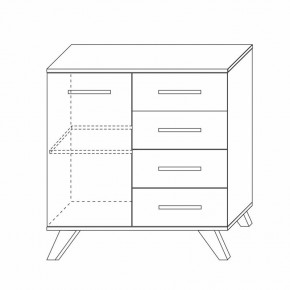 Комод 900 Вега Скандинавия в Воткинске - votkinsk.mebel24.online | фото 7