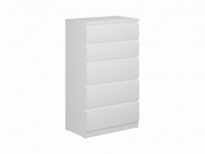 Комод КАСТОР с пятью ящиками, цвет белый в Воткинске - votkinsk.mebel24.online | фото