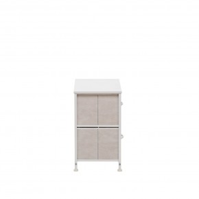 Комод Leset Линкс 2 ящ. (к/з), Каркас Белый, ящики Белые в Воткинске - votkinsk.mebel24.online | фото 4