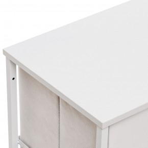 Комод Leset Линкс 4 ящ. (к/з), Каркас Белый, ящики Белые в Воткинске - votkinsk.mebel24.online | фото 6