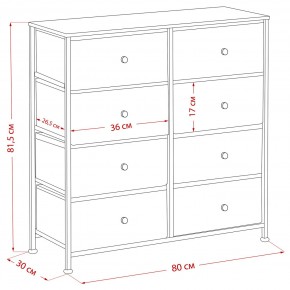 Комод Leset Линкс 8 ящиков (МДФ) в Воткинске - votkinsk.mebel24.online | фото 12