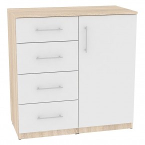 Комод "Калисто (K18)" ручка рейлинг (ДСС-Белый) в Воткинске - votkinsk.mebel24.online | фото