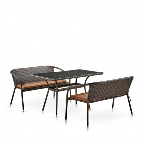Комплект мебели из иск. ротанга T286A/S139A-W53 Brown в Воткинске - votkinsk.mebel24.online | фото 2