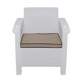 Комплект на балкон Yalta Balcony Set (Ялта) белый в Воткинске - votkinsk.mebel24.online | фото 5
