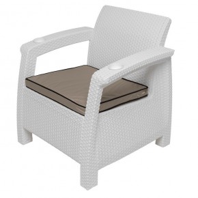 Комплект на балкон Yalta Balcony Set (Ялта) белый в Воткинске - votkinsk.mebel24.online | фото 6