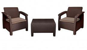 Комплект на балкон Yalta Balcony Set (Ялта) шоколадный в Воткинске - votkinsk.mebel24.online | фото