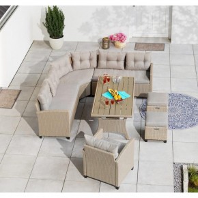 Комплект плетеной мебели AFM-373B Beige в Воткинске - votkinsk.mebel24.online | фото 2