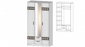 КОСТА-РИКА Шкаф 3-х створчатый (анкор светлый) в Воткинске - votkinsk.mebel24.online | фото