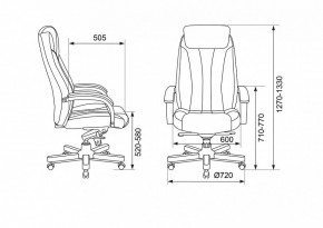 Кресло для руководителя T-9922Walnut/Chok в Воткинске - votkinsk.mebel24.online | фото 6