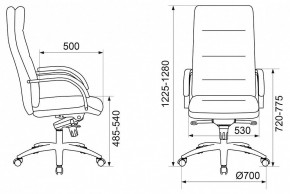 Кресло для руководителя T-9927SL/CHOKOLATE в Воткинске - votkinsk.mebel24.online | фото 6