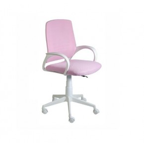 Кресло Ирис White сетка/ткань розовая в Воткинске - votkinsk.mebel24.online | фото
