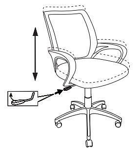 Кресло компьютерное CH-W695NLT/SD/TW-18 в Воткинске - votkinsk.mebel24.online | фото 4