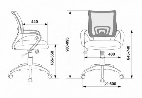 Кресло компьютерное CH-695N/DG/TW-11 в Воткинске - votkinsk.mebel24.online | фото 12