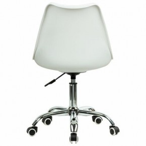 Кресло стул BRABIX "Eames MG-310 CH", хром, пластик белый, ткань серая, 532924 в Воткинске - votkinsk.mebel24.online | фото 4