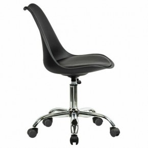 Кресло стул BRABIX "Eames MG-310 CH", хром, пластик черный, экокожа черная, 532925 в Воткинске - votkinsk.mebel24.online | фото 3