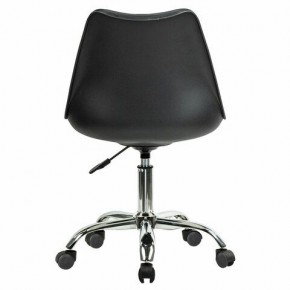 Кресло стул BRABIX "Eames MG-310 CH", хром, пластик черный, экокожа черная, 532925 в Воткинске - votkinsk.mebel24.online | фото 4