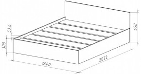 НИЦЦА-14 Кровать 1600 с настилом ЛДСП (НЦ.14) в Воткинске - votkinsk.mebel24.online | фото 3