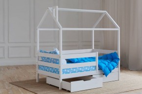 Кровать-домик 80*160 Белый в Воткинске - votkinsk.mebel24.online | фото 3