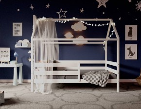 Кровать-домик 80*160 Белый (без ящиков) в Воткинске - votkinsk.mebel24.online | фото