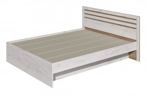 Кровать Лиана 1.6 (Дуб Крафт Белый/Дуб Крафт Золотой) в Воткинске - votkinsk.mebel24.online | фото