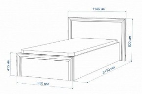 Кровать односпальная Нобиле Кр-90 в Воткинске - votkinsk.mebel24.online | фото 2