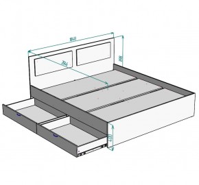 Кровать Ольга L44 (1800) 2 ящика в Воткинске - votkinsk.mebel24.online | фото 2