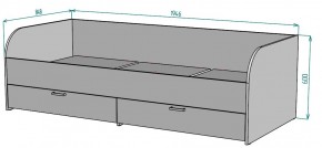 Кровать Ольга L55 (800*1900) в Воткинске - votkinsk.mebel24.online | фото 2