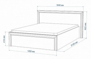 Кровать полутораспальная Нобиле Кр-140 в Воткинске - votkinsk.mebel24.online | фото 2