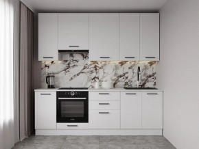 Кухонный гарнитур Белый Глянец 2400 h950 (Стол. 26мм) в Воткинске - votkinsk.mebel24.online | фото
