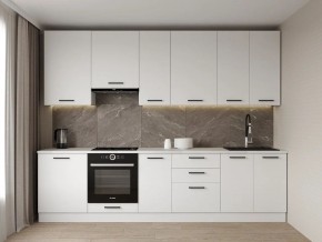 Кухонный гарнитур Белый Глянец 3000 h950 (Стол. 38мм) в Воткинске - votkinsk.mebel24.online | фото