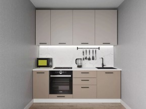 Кухонный гарнитур Каппучино 2200 h950 (Стол. 38мм) в Воткинске - votkinsk.mebel24.online | фото