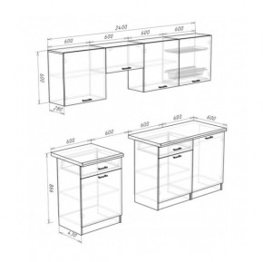 Кухонный гарнитур Кремона (2.4 м) в Воткинске - votkinsk.mebel24.online | фото 4