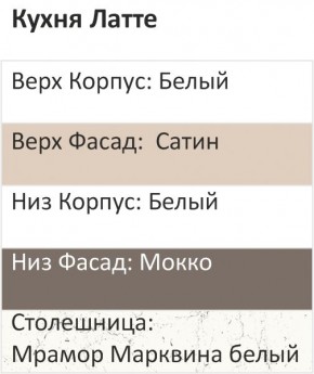 Кухонный гарнитур Латте 2200 (Стол. 38мм) в Воткинске - votkinsk.mebel24.online | фото 3