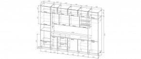 Кухонный гарнитур Санторини 3400 (Стол. 26мм) в Воткинске - votkinsk.mebel24.online | фото 2