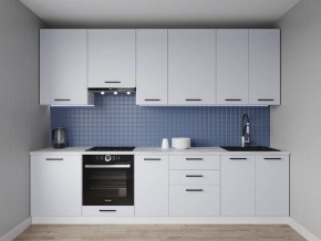Кухонный гарнитур Смоки 2400 h950 (Стол. 26мм) в Воткинске - votkinsk.mebel24.online | фото 1