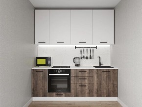 Кухонный гарнитур Старое Дерево 2200 h950 (Стол. 38мм) в Воткинске - votkinsk.mebel24.online | фото 1