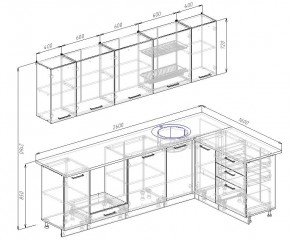 Кухонный гарнитур угловой Демо 2600х1600 (Стол. 38мм) в Воткинске - votkinsk.mebel24.online | фото 2