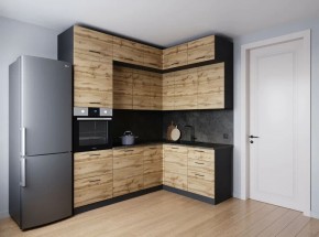 Кухонный гарнитур угловой Крафт 2200*1700 (Стол. 38мм) в Воткинске - votkinsk.mebel24.online | фото 2