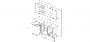 Кухонный гарнитур угловой Пайн 1000х1800 (Стол. 38мм) в Воткинске - votkinsk.mebel24.online | фото 2