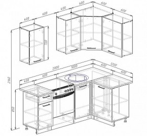 Кухонный гарнитур угловой Пайн 2000х1200 (Стол. 38мм) в Воткинске - votkinsk.mebel24.online | фото 2