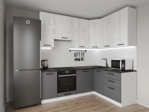Кухонный гарнитур угловой Санторини 2200*1600 h950 (Стол. 38мм) в Воткинске - votkinsk.mebel24.online | фото 1
